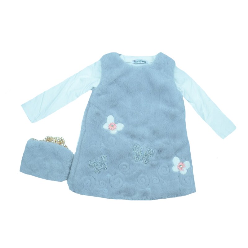 Compleu 3 piese fetite Happy House HH187-G, Multicolor