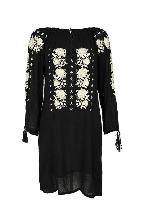 Dacali hagyományos ruha, hölgy, 02,, Fekete