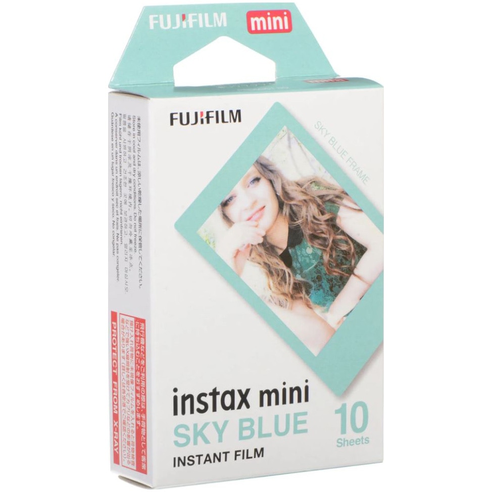 Film instant Fujifilm Mini Blue Frame, 10 buc