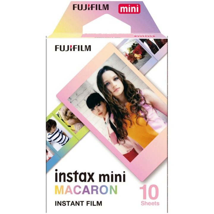 Film instant Fujifilm Mini Macaron, 10 buc