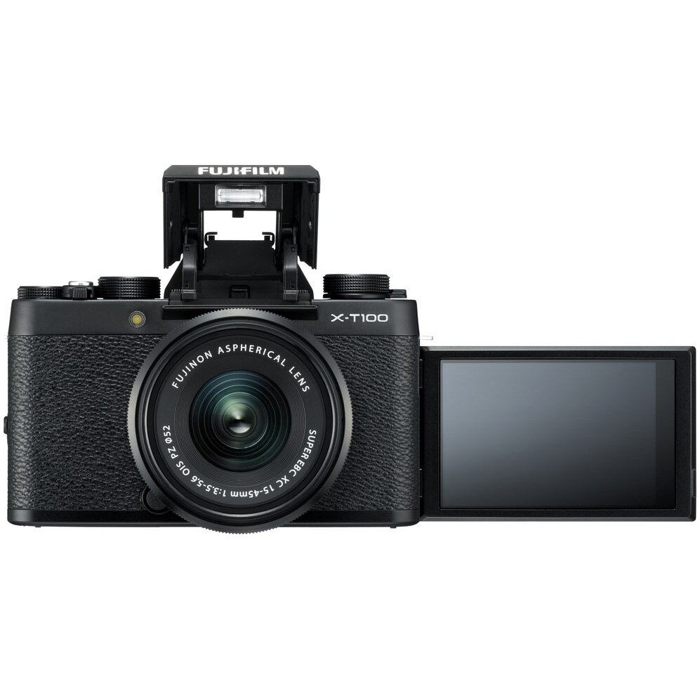 家電 Fujifilm XT100 Fujifilm X-T100 Body - Aparat foto, Negru - F64.ro