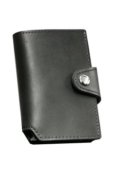 Portcard unisex, 100 % piele naturala, Vera Pelle, Negru Portcard unisex, 100 % piele naturala, Vera Pelle, Negru