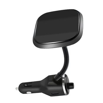 Incarcator Auto Wireless W1 , 2,1A , Conectare Bricheta Tip Modulator FM , Brat Flexibil , Putere de 10 W , Culoare Negru Incarcator Auto Wireless W1 , 2,1A , Conectare Bricheta Tip Modulator FM , Brat Flexibil , Putere de 10 W , Culoare Negru