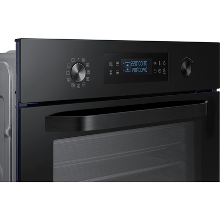 Cuptor incorporabil Samsung NV64R3535BB/OL, Electric, Autocuratare catalitica, 64 l, Clasa A, Dual Cook, Display LED, Negru