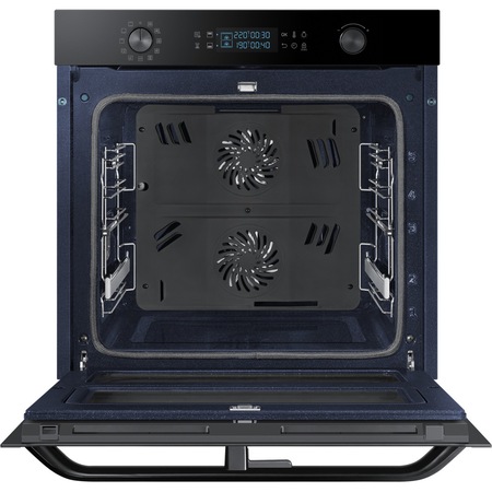 Cuptor incorporabil Samsung NV75R5641RB/OL, Electric, Autocuratare catalitica, 75 l, Clasa A+, Dual Cook, Display LED, Negru