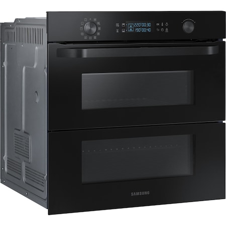 Cuptor incorporabil Samsung NV75R5641RB/OL, Electric, Autocuratare catalitica, 75 l, Clasa A+, Dual Cook, Display LED, Negru