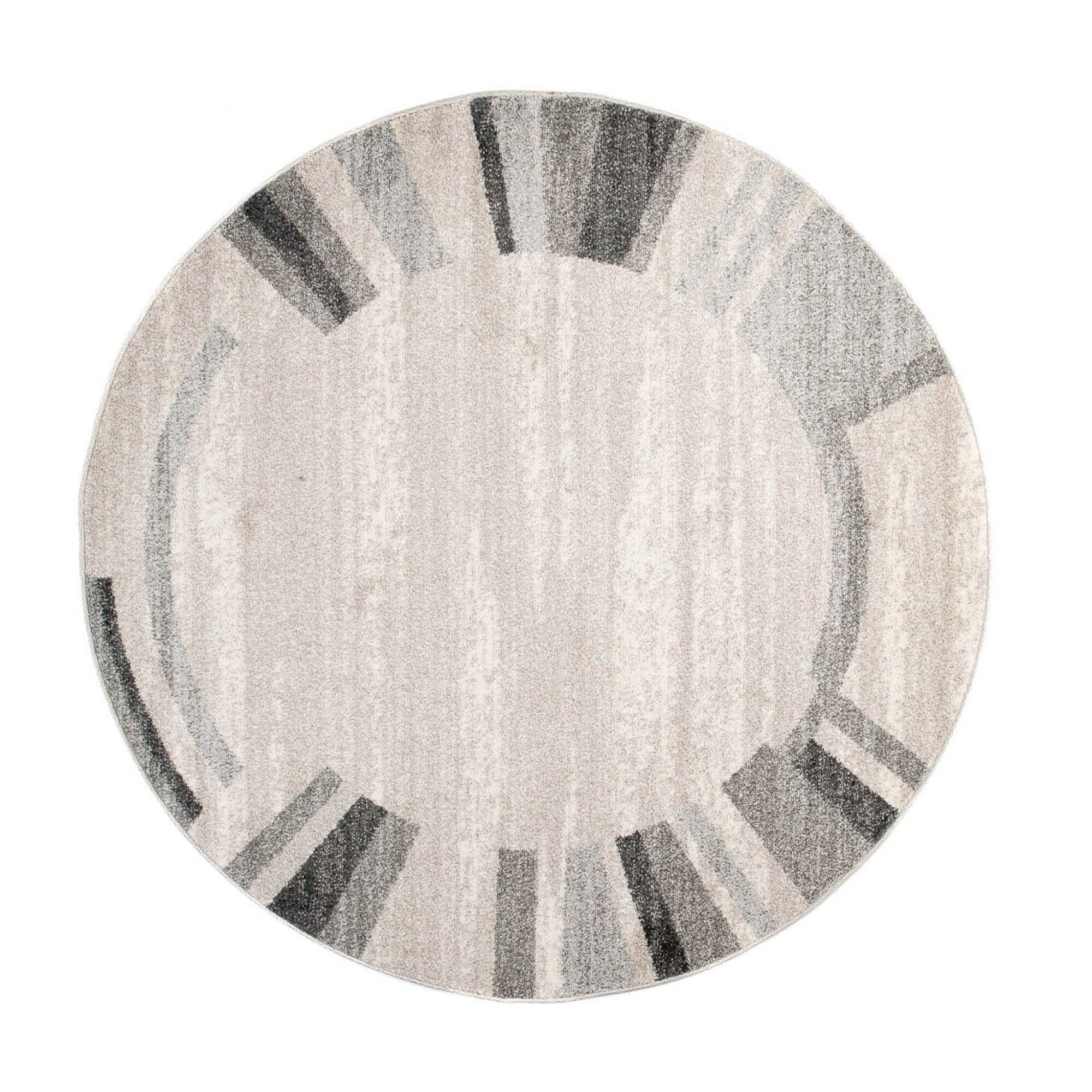 Covor Sari Circle Modern Chemex 3443A bej 100x100