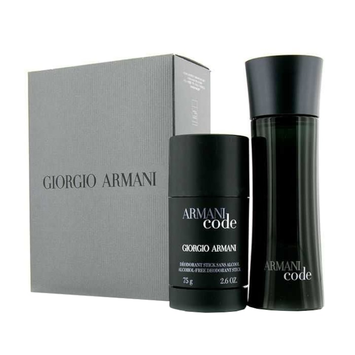 Giorgio Armani Code, Férfi, készlet: Eau de Toilette, 50ml + Deo stift, 75ml