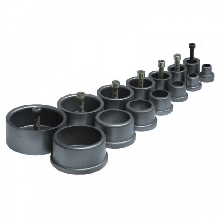 Hegesztőgép fűtősapkák 14 db-os készlete, Kötözés, 40 mm, Fekete