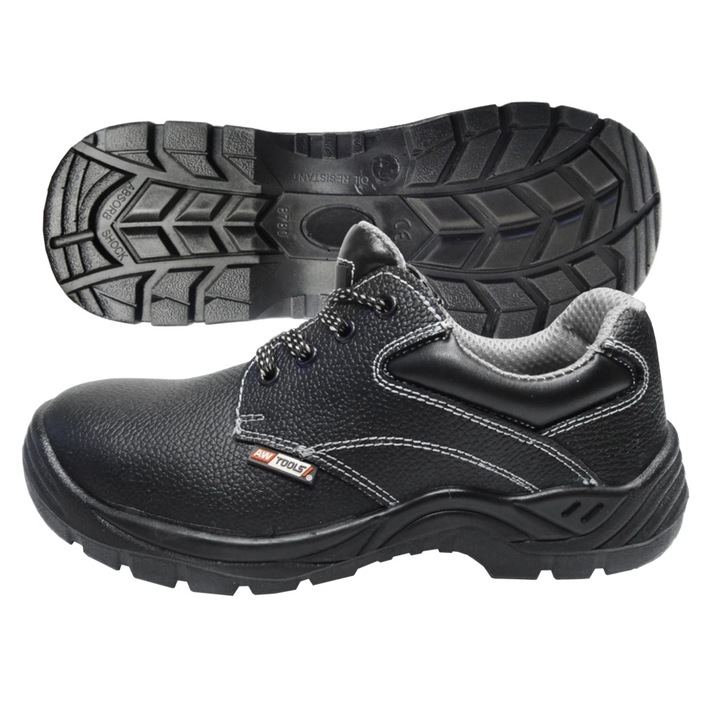 Bocanci protectie, AwTools, Negru, 40