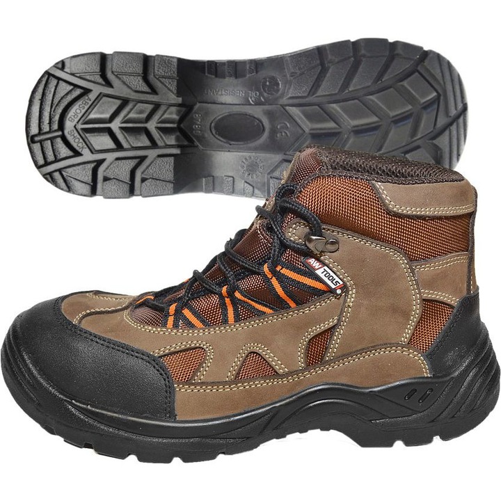 Incaltaminte protectie, AwTools, Maro, 40