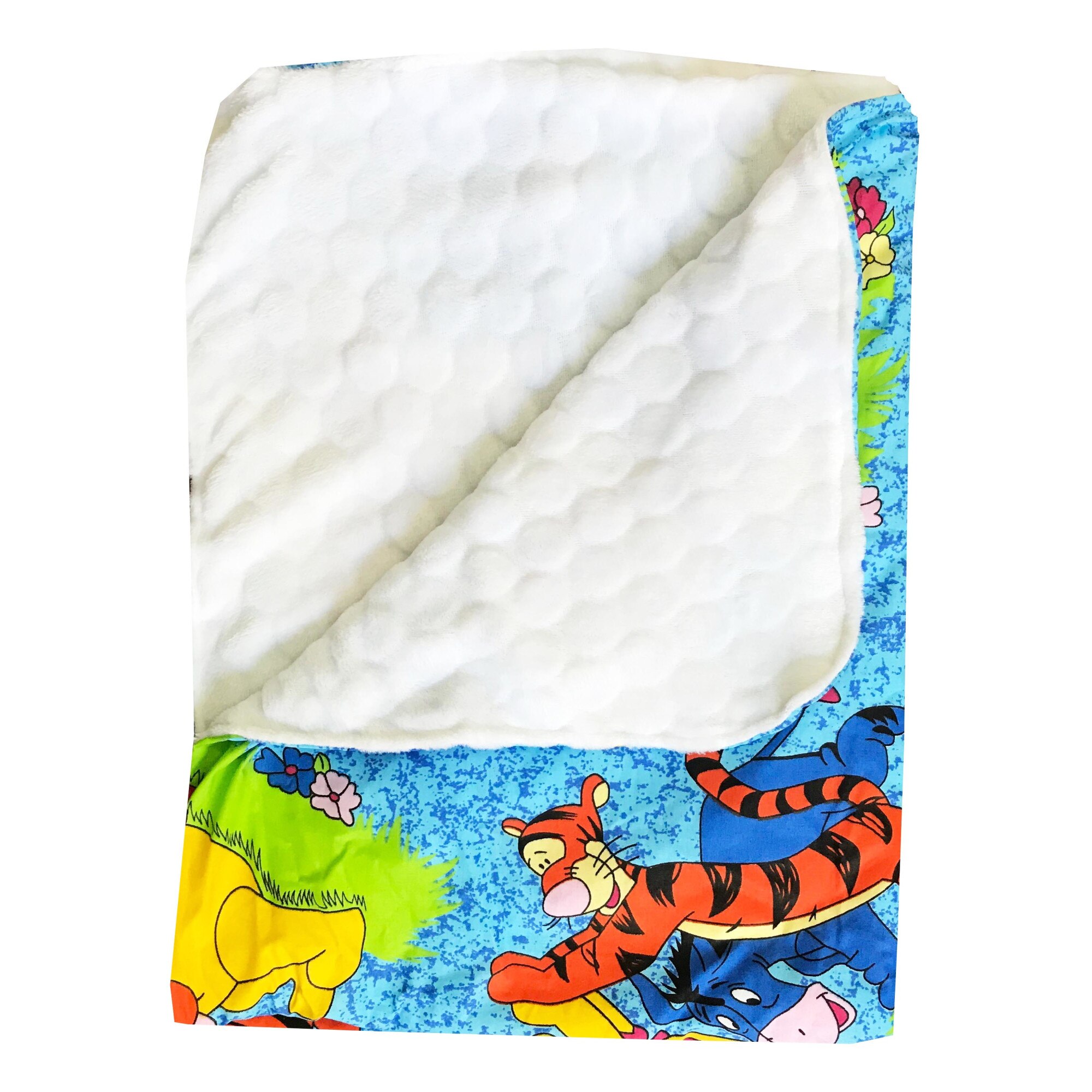 Paturica dubla de iarna 90x70 cm Deseda Aiurila albastru