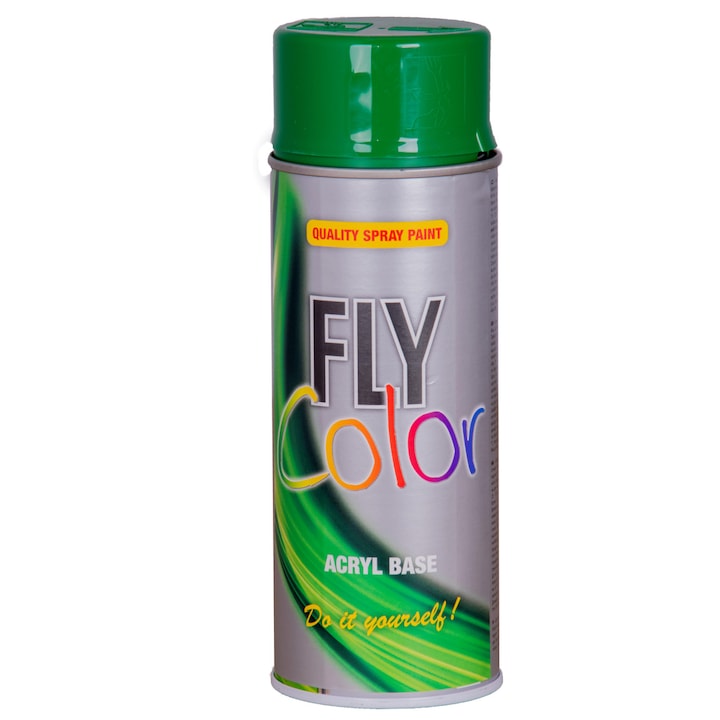 Vopsea spray decorativa Fly Color, verde, RAL6029, 400ml