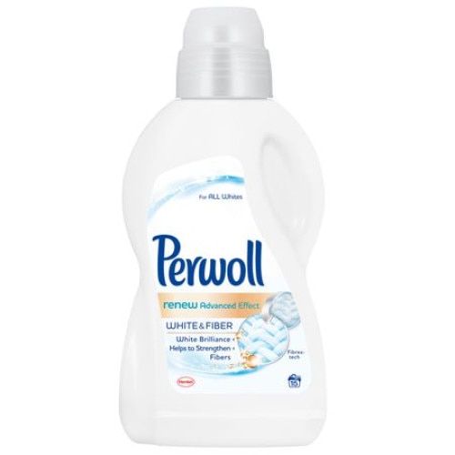 Detergent lichid rufe Perwoll Renew White and Fiber , 900 ML, 15 spalari, efect de reinnoire a albului