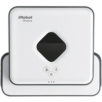 Mop robot iRobot Braava 390 Turbo, Panze Microfibra, Mod mop, Pro-Clean, Sistem navigare NorthStar, Alb