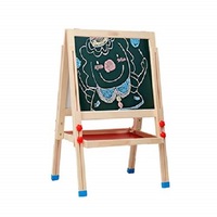 tabla magnetica de scris cu 2 fete board c 90 cm pliabila reglabila pe inaltime creta litere si cifre magnetice  3 ani imagen 34_0_
0