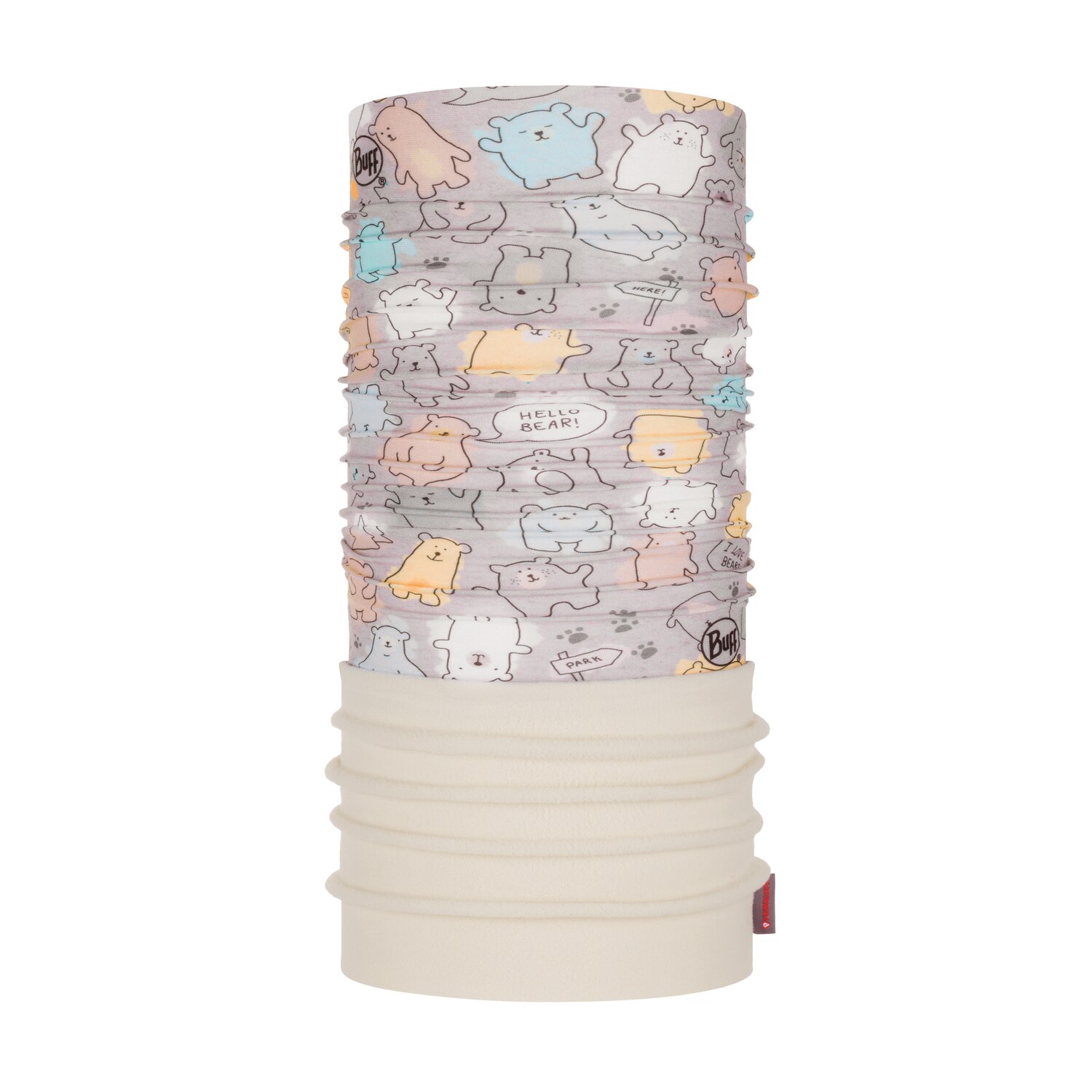 Bandana Buff new polar baby bears fog grey