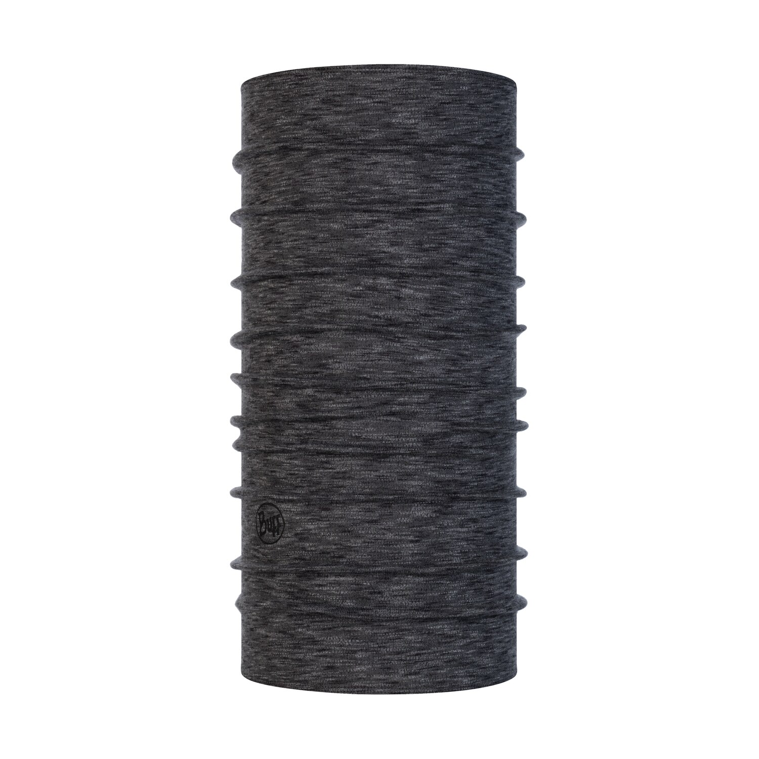 Bandana Buff midweight wool graphite multi stripes
