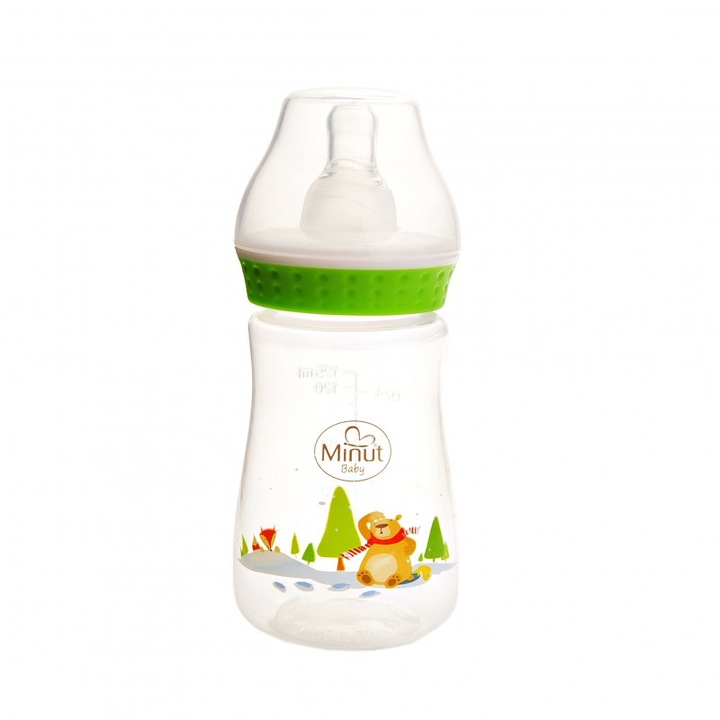 Шише "Uslur pacalit de vulpe" 125 ml Minut Baby 0+