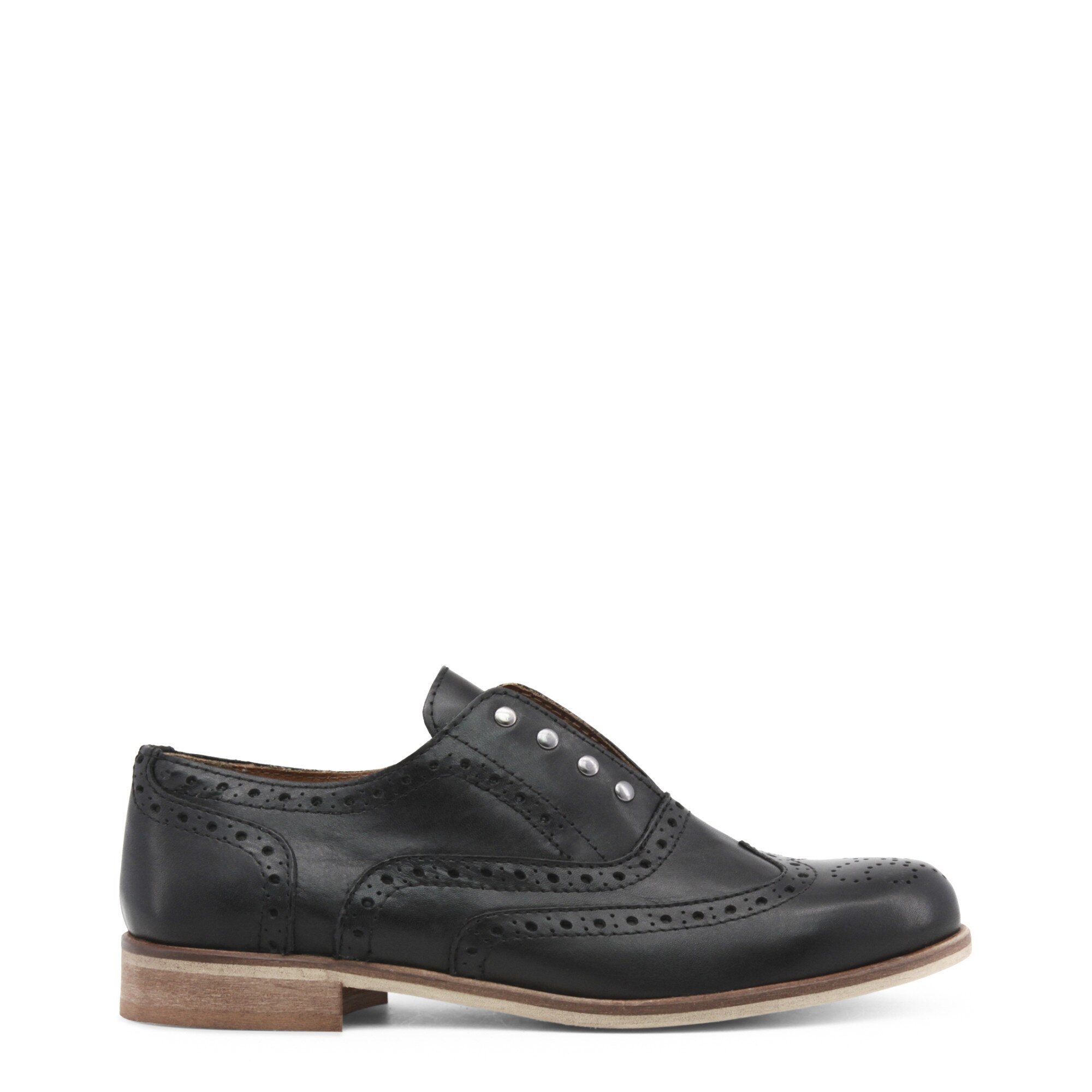 Pantofi dama, Made in Italia, TEOREMA, Negru, piele