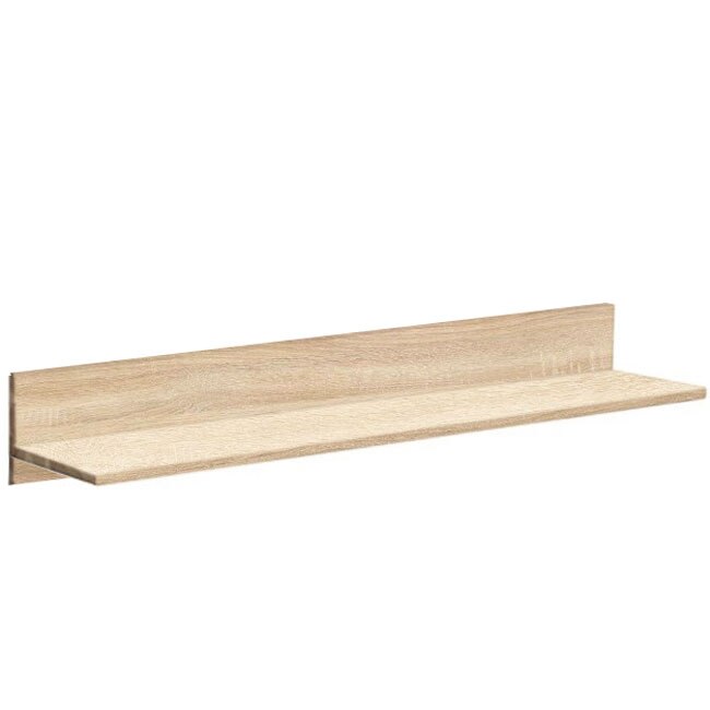 Raft suspendat Luna, 90x22x10 cm, PAL Stejar Sonoma