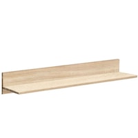 Raft suspendat Luna, 90x22x10 cm, PAL Stejar Sonoma