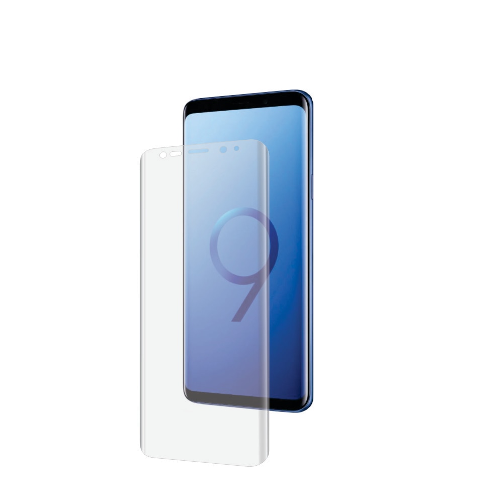 Folie Smart Protection Samsung Galaxy S9 compatibila cu carcasa Spigen Thin Fit, protectie pentru ecran