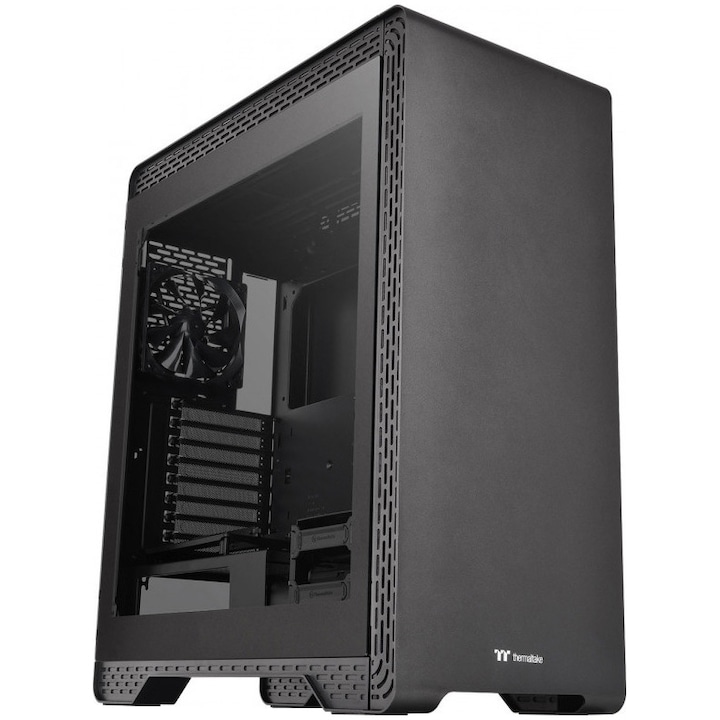 Carcasa dual chamber Corsair 6500X, Mid-Tower, Black/Walnut Wood