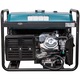 Generator curent profesional Könner & Söhnen KS 7000E G , GPl/benzina 5.5 kW , pornire electrica,13 cp, autonomie 17h , regulator AVR, protectie suprasarcina, LED-display, protectie nivel scazut ulei , bobinaj 100% cupru