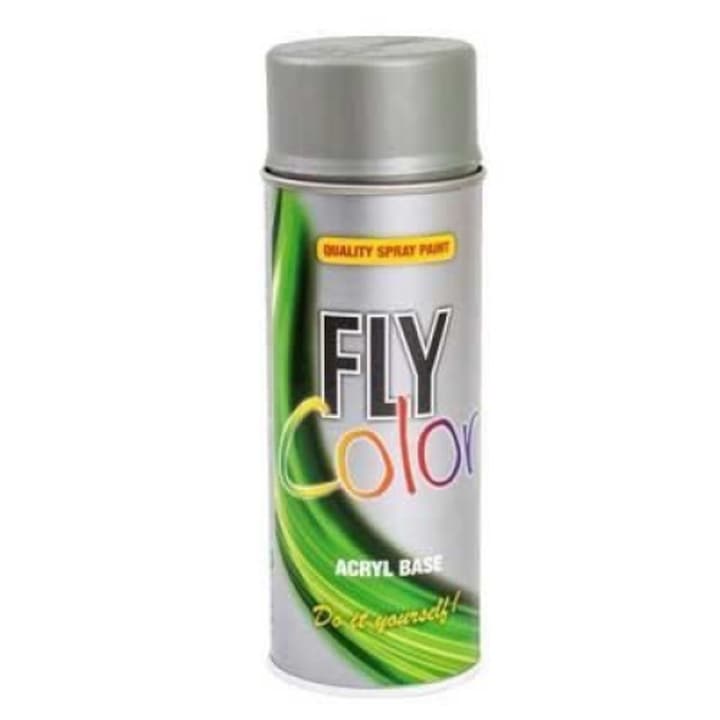 Vopsea spray decorativa Fly Color, gri deschis, RAL 7035, 400ml