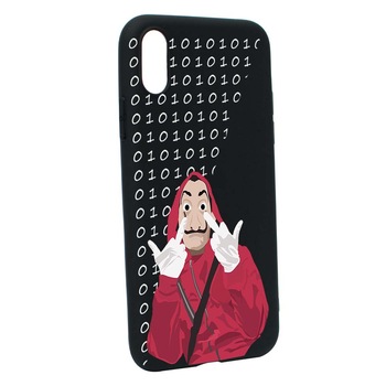 Husa de protectie La Casa de Papel pentru Apple iPhone XS / X, rezistenta la uzura, anti-alunecare, din silicon Premium, B297 Husa de protectie La Casa de Papel pentru Apple iPhone XS / X, rezistenta la uzura, anti-alunecare, din silicon Premium, B297