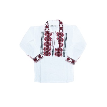 Bluza tip ie, baieti, Alb-Rosu, dae5114, 6 ani Bluza tip ie, baieti, Alb-Rosu, dae5114, 6 ani