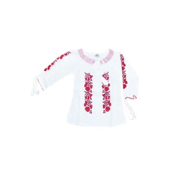 Bluza tip ie, fete, Alb, dae5117, 4 ani Bluza tip ie, fete, Alb, dae5117, 4 ani