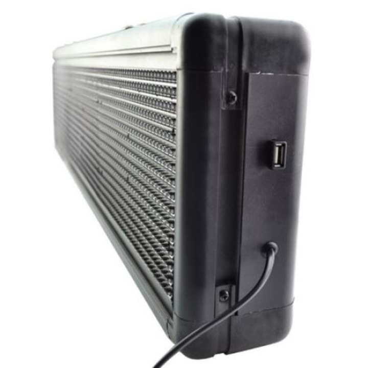 Panou text led / display reclama 70x20 cm - ALB - pentru interior