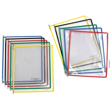 Folii Tarifold suport metalic mural A4 10 folii/set asortate Folii Tarifold suport metalic mural A4 10 folii/set asortate