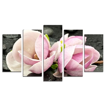 Set Tablouri Multicanvas 5 Piese, Magnolie, 158х90 cm Set Tablouri Multicanvas 5 Piese, Magnolie, 158х90 cm