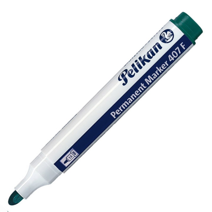 Marker Permanent Verde 407 Varf Rotund