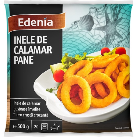 Inele De Calamar Pane 500g Edenia Emag Ro