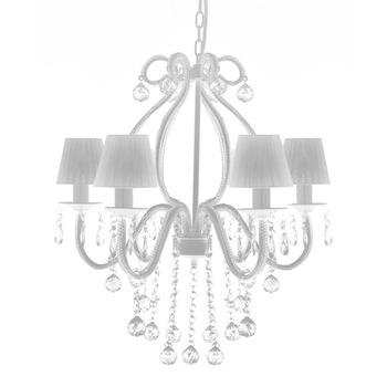 Candelabru cu 2300 cristale vidaXL, Metal, 56.5 x 54.5 cm, Alb Candelabru cu 2300 cristale vidaXL, Metal, 56.5 x 54.5 cm, Alb