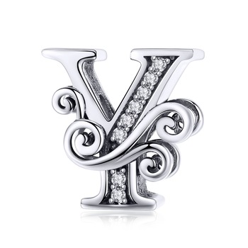 Talisman din argint cu Litera Y din Poveste Talisman din argint cu Litera Y din Poveste
