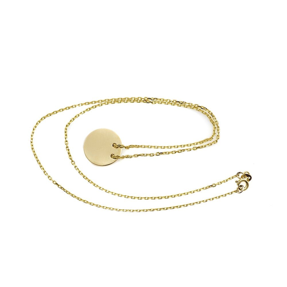 Lantisor cu pandantiv din aur galben