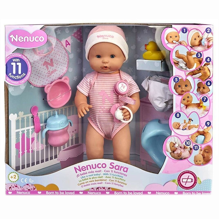 Nenuco Sára baba, interaktív kiegészítőkkel