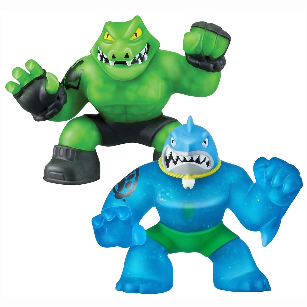 Set 2 figurine Goo Jit Zu - Thrash vs Rock Jaw - eMAG.ro