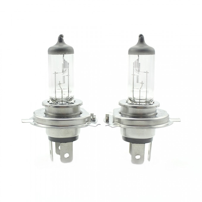 Set 2 becuri Halogen H4 55W +50% Intensitate - LONG LIFE