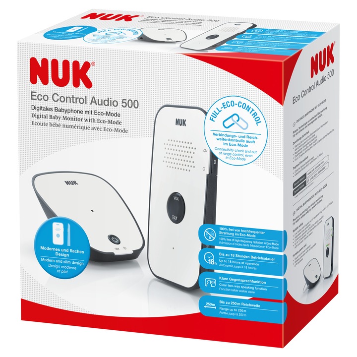 NUK Бебефон Eco Control Audio 500