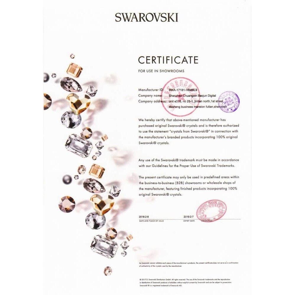 Husa iPhone X, Kavaro Weather Series, Cristale Original Preciosa, Sclipici - Lichid, Roz