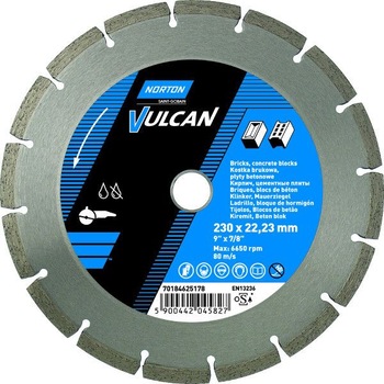 Disc diamantat universal Vulcan 230x22.23 mm Disc diamantat universal Vulcan 230x22.23 mm