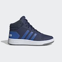 Incaltaminte de timp liber pentru copii Adidas, Hoops Mid 2.0, albastru inchis, 36 2/3