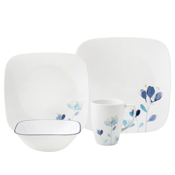 Set de farfurii si cani, 16 piese, Dalena, Corelle Set de farfurii si cani, 16 piese, Dalena, Corelle