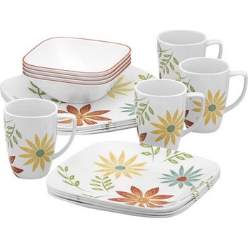 Set farfurii si cani, 16 piese, Happy Days, Corelle Set farfurii si cani, 16 piese, Happy Days, Corelle